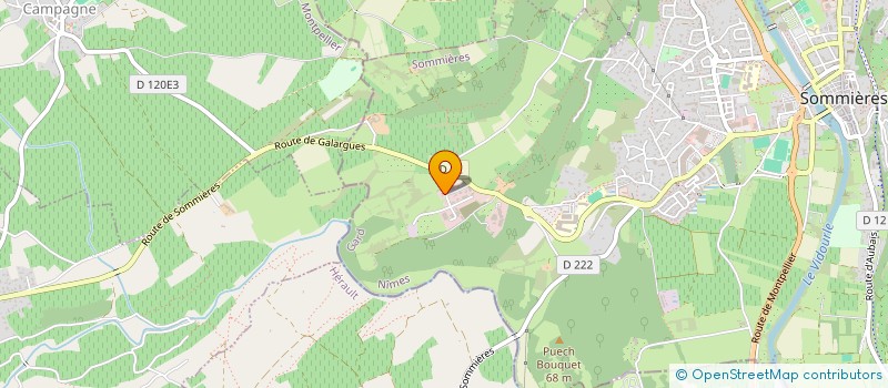 localisation de l'entreprise MADAME CHARLOTTE MORTAS  SOMMIERES