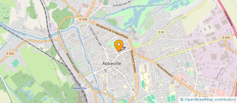 localisation de l'entreprise MADAME CHARLOTTE MOUNIER à ABBEVILLE