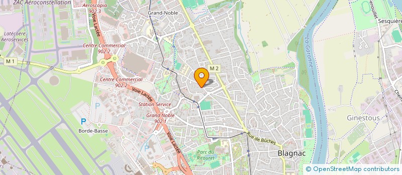 localisation de l'entreprise MADAME CHARLOTTE MOURAGUES  BLAGNAC