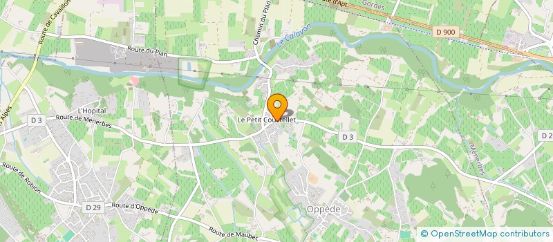 localisation de l'entreprise MADAME CHARLOTTE MULLER  OPPEDE