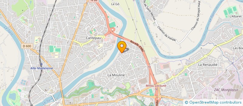 localisation de l'entreprise MADAME CHARLOTTE MULLER  PUYCELSI