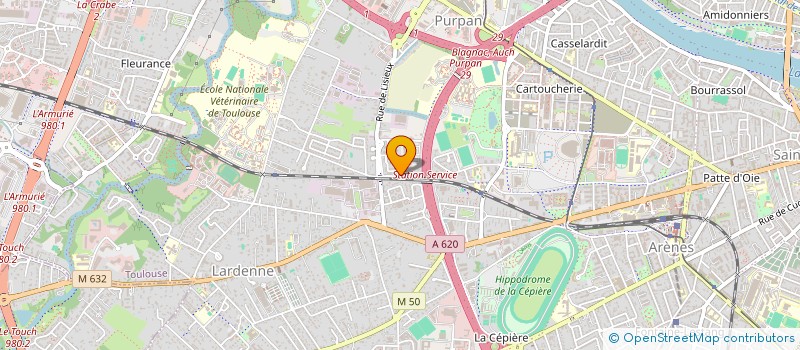 localisation de l'entreprise MADAME CHARLOTTE MULLIER  TOULOUSE