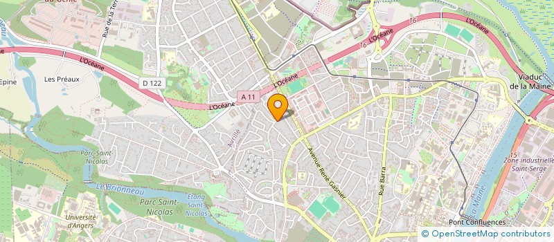 localisation de l'entreprise MADAME CHARLOTTE MUTEL  ANGERS