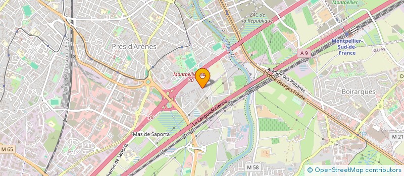 localisation de l'entreprise MADAME CHARLOTTE MYR  LATTES