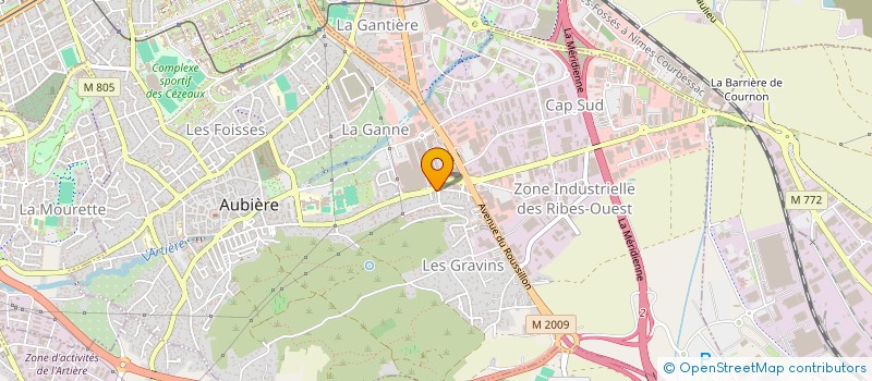 localisation de l'entreprise MADAME CHARLOTTE NESSON  AUBIERE