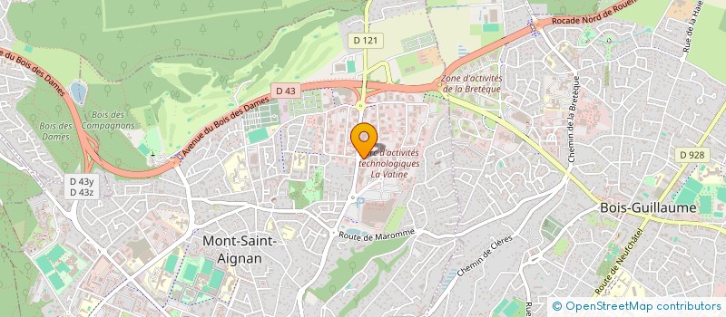 localisation de l'entreprise MADAME CHARLOTTE NESTASIO à BOIS-GUILLAUME