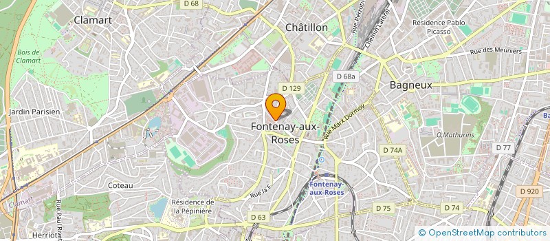 localisation de l'entreprise MADAME CHARLOTTE NGO à FONTENAY-AUX-ROSES