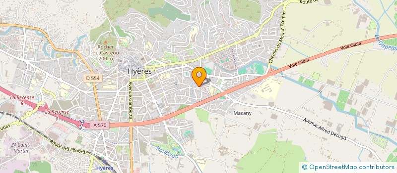 localisation de l'entreprise MADAME CHARLOTTE NGUYEN VAN TU MORISSET à HYERES