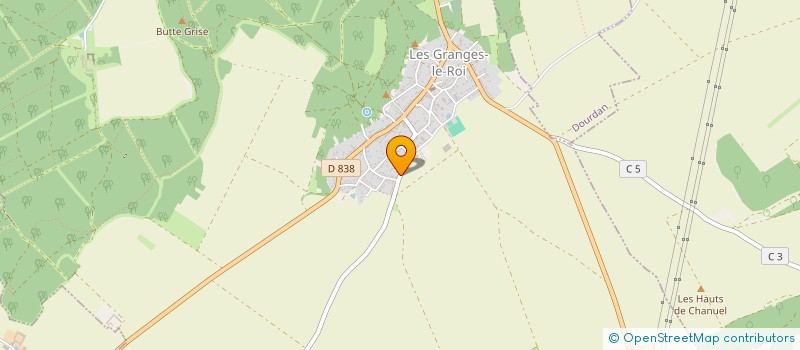 localisation de l'entreprise MADAME CHARLOTTE NIARQUIN à LES GRANGES-LE-ROI