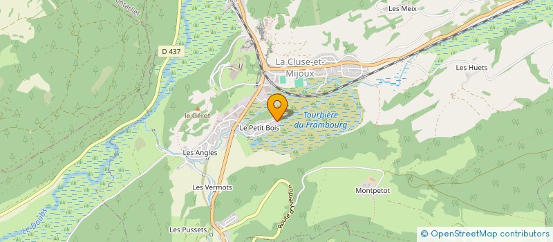 localisation de l'entreprise MADAME CHARLOTTE NICOD  LA CLUSE-ET-MIJOUX