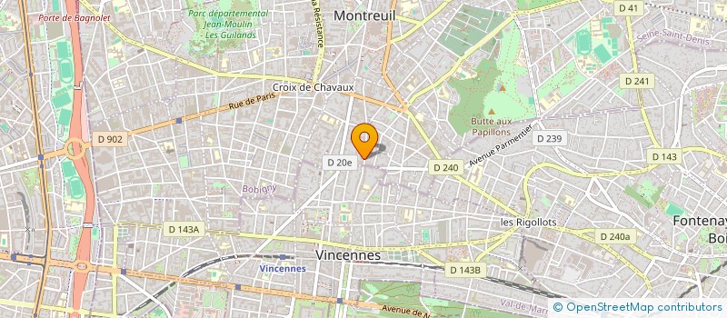 localisation de l'entreprise MADAME CHARLOTTE NICOLI à MONTREUIL