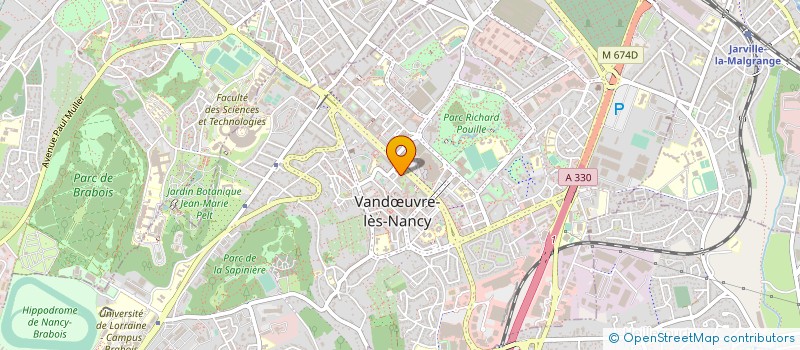 localisation de l'entreprise MADAME CHARLOTTE NICOLLE  VANDUVRE-LES-NANCY