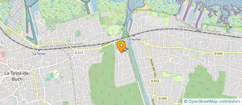 localisation de l'entreprise MADAME CHARLOTTE NOININ  LA TESTE-DE-BUCH