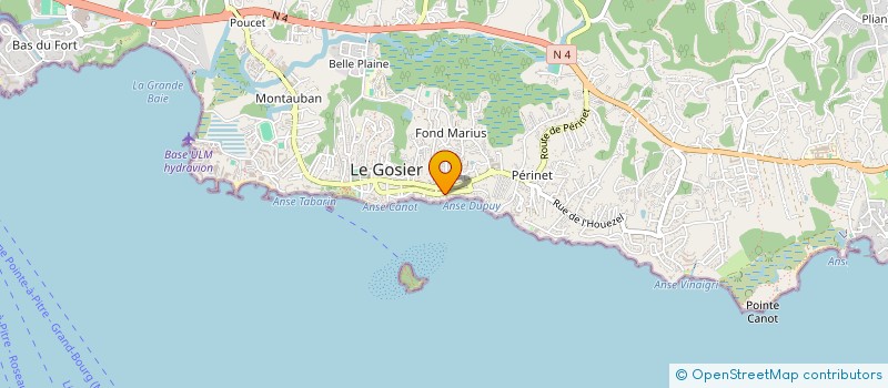 localisation de l'entreprise MADAME CHARLOTTE NORMANT à LE GOSIER