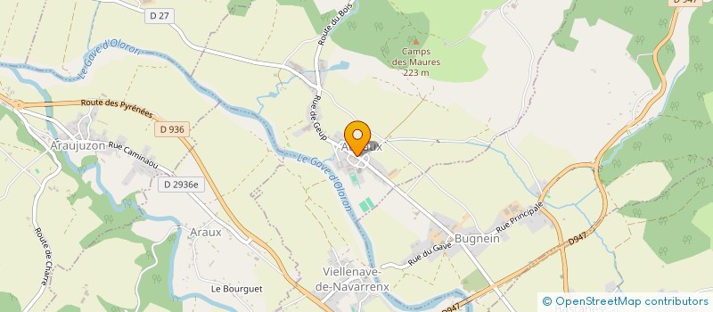 localisation de l'entreprise MADAME CHARLOTTE NOUSBAUM  AUDAUX