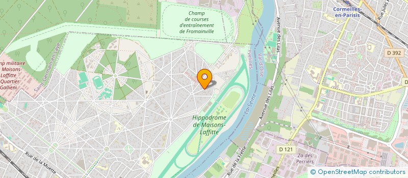 localisation de l'entreprise MADAME CHARLOTTE NOUVEL à MAISONS-LAFFITTE