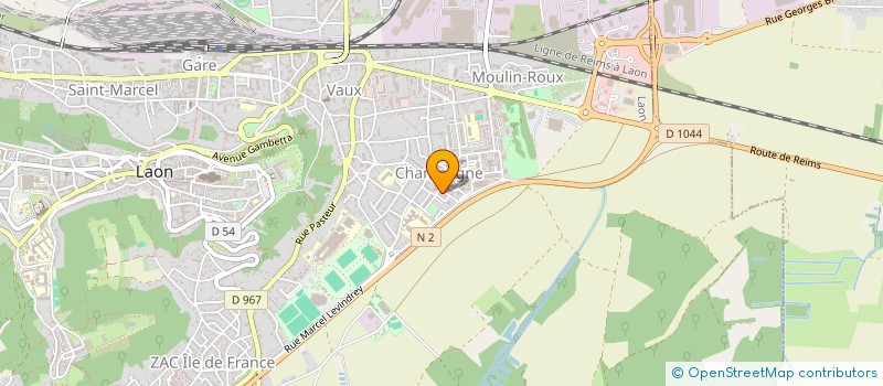localisation de l'entreprise MADAME CHARLOTTE NOWAK à LAON