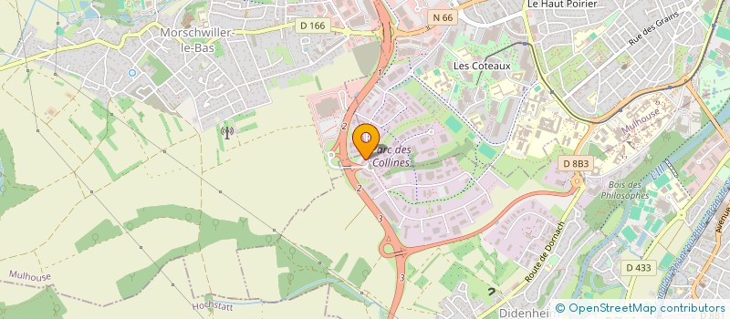 localisation de l'entreprise MADAME CHARLOTTE NUSSBAUMER  MULHOUSE