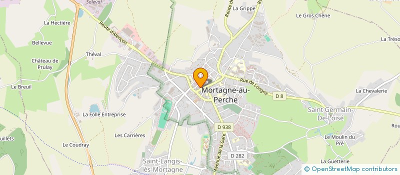 localisation de l'entreprise MADAME CHARLOTTE OBERLIN à MORTAGNE-AU-PERCHE