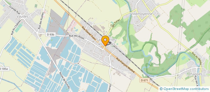 localisation de l'entreprise MADAME CHARLOTTE ODILLE  SAINT-PARRES-LES-VAUDES