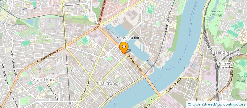 localisation de l'entreprise MADAME CHARLOTTE PAGNIN  BORDEAUX