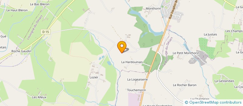 localisation de l'entreprise MADAME CHARLOTTE PAILLERON  LOUVIGNE-DU-DESERT