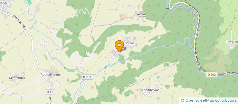 localisation de l'entreprise MADAME CHARLOTTE PALHIER  POLIGNAC