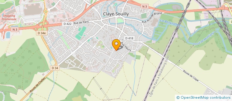 localisation de l'entreprise MADAME CHARLOTTE PALIS  CLAYE-SOUILLY