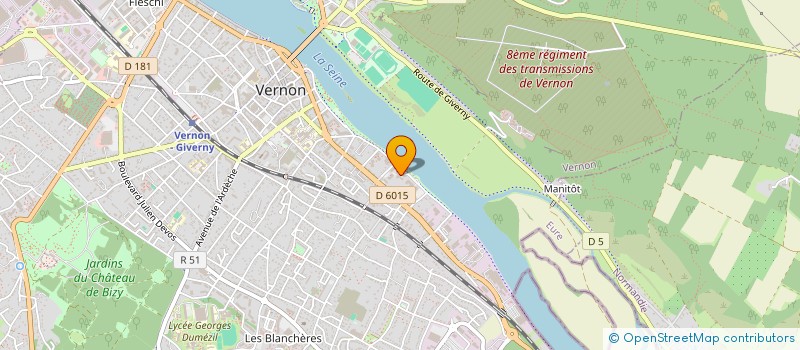 localisation de l'entreprise MADAME CHARLOTTE PAPELOUX  VERNON