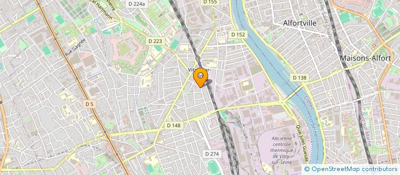 localisation de l'entreprise MADAME CHARLOTTE PARESSANT à VITRY-SUR-SEINE