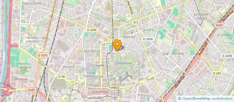 localisation de l'entreprise MADAME CHARLOTTE PARIS  GRENOBLE