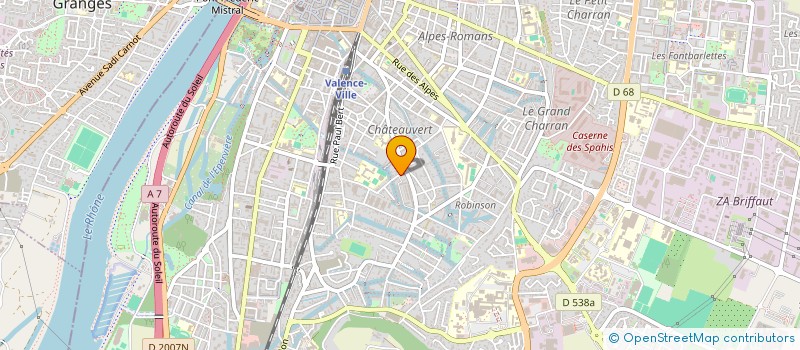 localisation de l'entreprise MADAME CHARLOTTE PARMENTIER  VALENCE