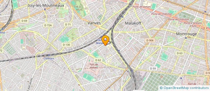 localisation de l'entreprise MADAME CHARLOTTE PAROB  MALAKOFF