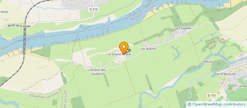 localisation de l'entreprise MADAME CHARLOTTE PASQUIER à ROCHEFORT-SUR-LOIRE