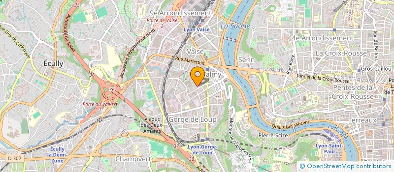 localisation de l'entreprise MADAME CHARLOTTE PAYET  LYON