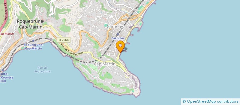 localisation de l'entreprise MADAME CHARLOTTE PEFFEN à ROQUEBRUNE-CAP-MARTIN