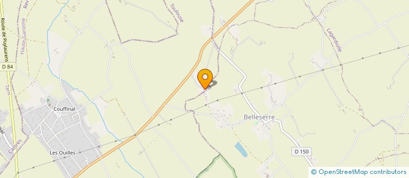 localisation de l'entreprise MADAME CHARLOTTE PEIGNIER  REVEL