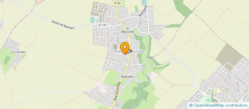 localisation de l'entreprise MADAME CHARLOTTE PELOIS  BIEVILLE-BEUVILLE