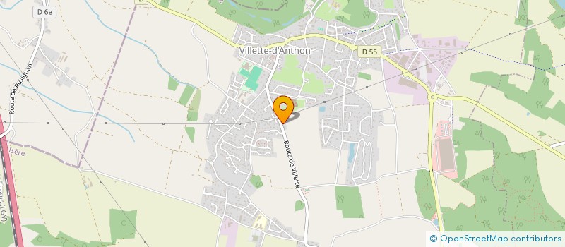localisation de l'entreprise MADAME CHARLOTTE PERRIER  VILLETTE-D'ANTHON