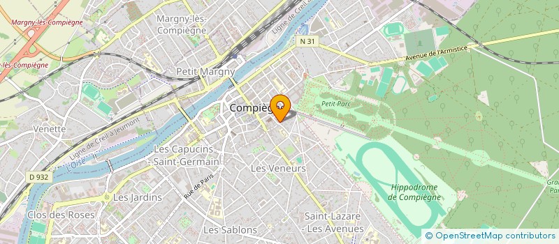 localisation de l'entreprise MADAME CHARLOTTE PERRIN DE BOIS LA VILLE  COMPIEGNE