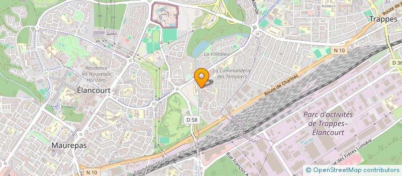 localisation de l'entreprise MADAME CHARLOTTE PETEREYNS  ELANCOURT