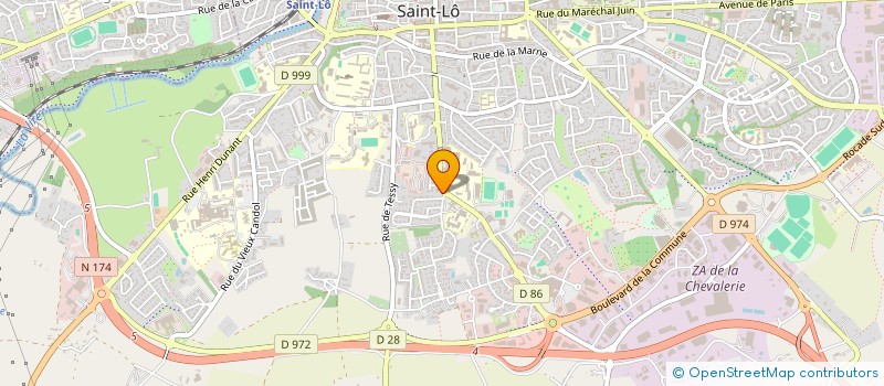 localisation de l'entreprise MADAME CHARLOTTE PETIT  SAINT-LO