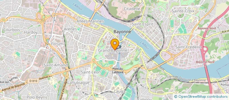 localisation de l'entreprise MADAME CHARLOTTE PETRIAT à BAYONNE