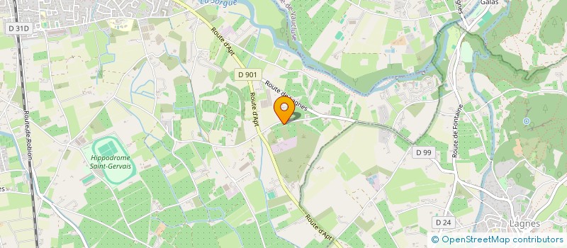 localisation de l'entreprise MADAME CHARLOTTE PEURIERE  L'ISLE-SUR-LA-SORGUE