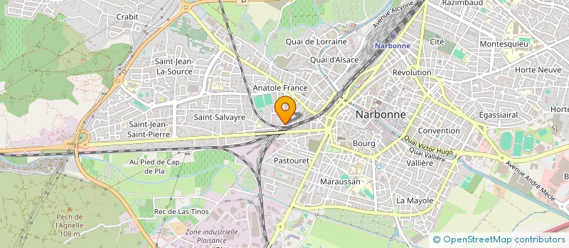 localisation de l'entreprise MADAME CHARLOTTE PEYRE  NARBONNE