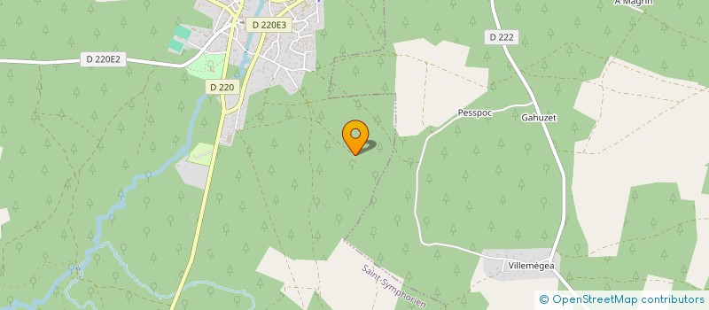 localisation de l'entreprise MADAME CHARLOTTE PEYS  ST-SYMPHORIEN