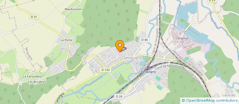 localisation de l'entreprise MADAME CHARLOTTE PINARD  SERQUIGNY