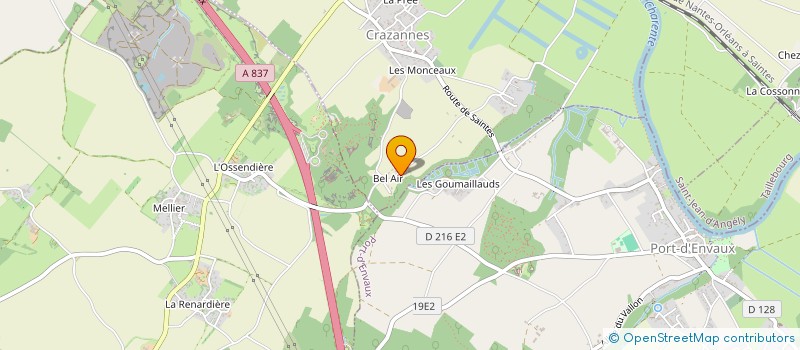 localisation de l'entreprise MADAME CHARLOTTE PIRIOU  SAINT-SAVINIEN