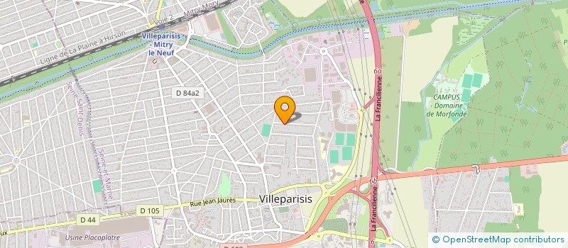 localisation de l'entreprise MADAME CHARLOTTE PIZZO  VILLEPARISIS