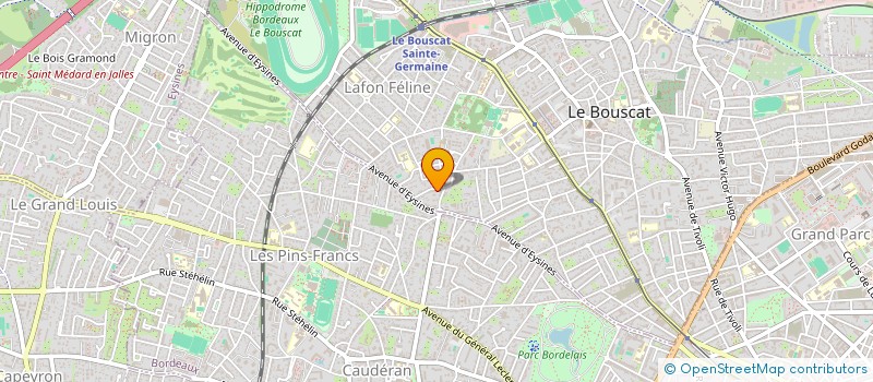 localisation de l'entreprise MADAME CHARLOTTE POIRON  LE BOUSCAT